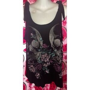 🖤 Sleeveless Skull Graphic Tank Top